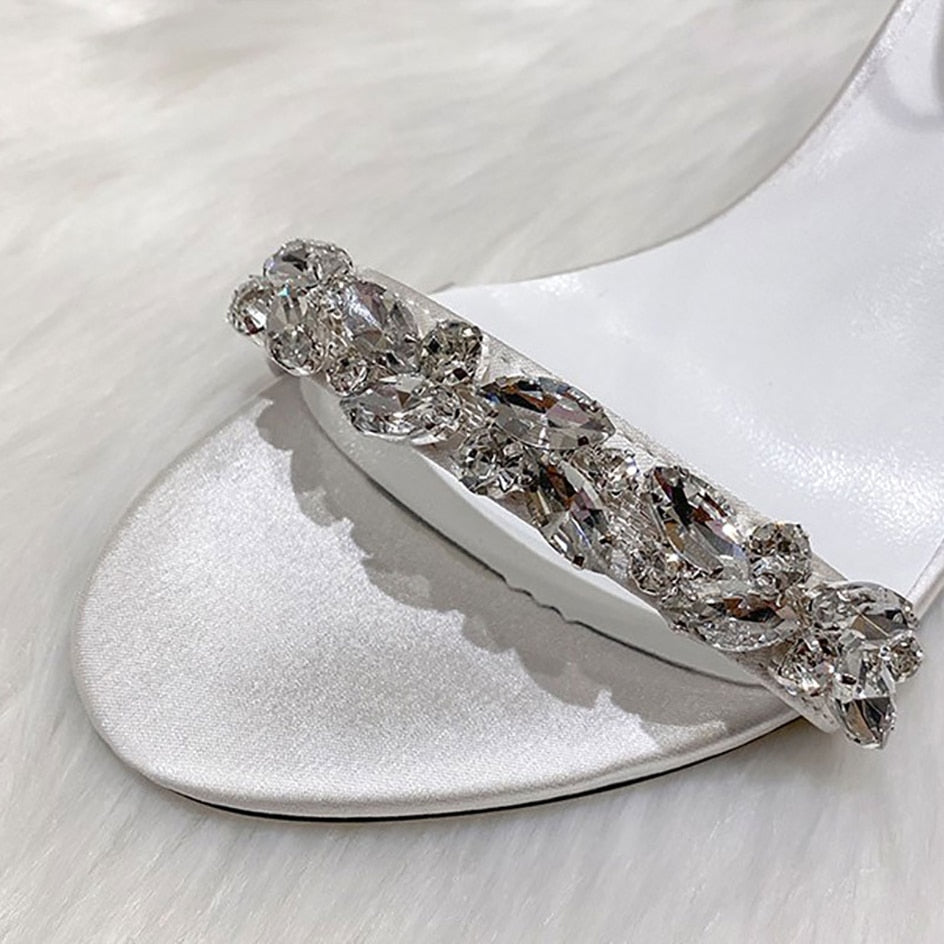 Funki Findz | Shoes | Women's Wedding Prom Block Heel Sandal