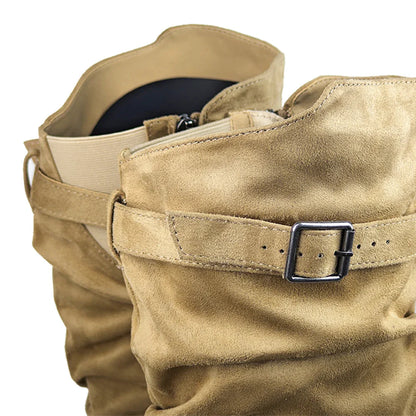 Funki Findz | Boots | Women's Line Dance Buckle Flat Boots