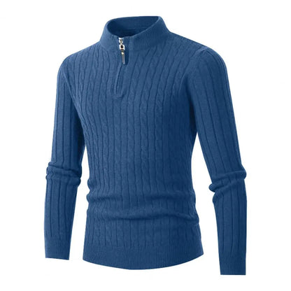 Funki Findz | Sweaters | Men's Slim Mock Neck Knitted Pullovers