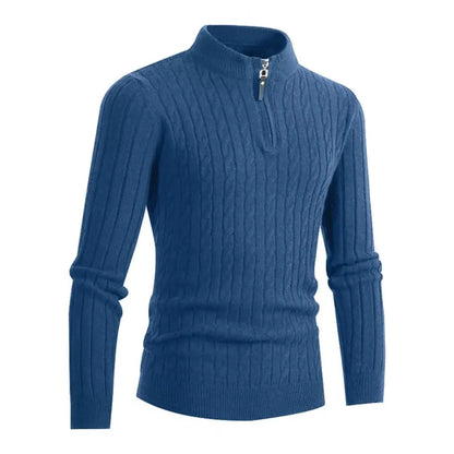 Funki Findz | Sweaters | Men's Slim Mock Neck Knitted Pullovers