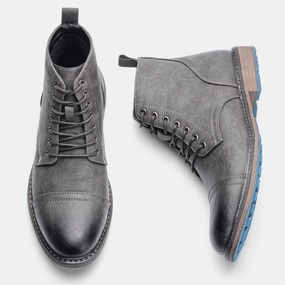 Funki Findz | Boots | Men's Faux Leather Smart Dress Boots