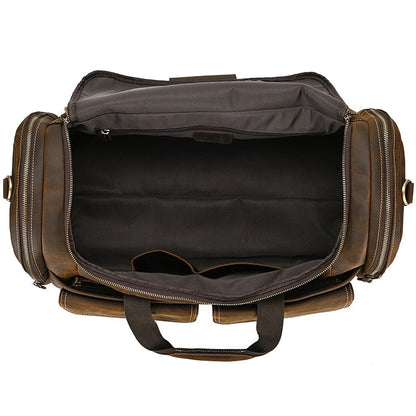 Funki Findz | Bags | Travel Bags | Men's Leather Overnight Bag