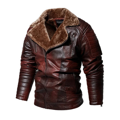Funki Findz | Jackets | Men's Faux Leather Windbreaker Jacket