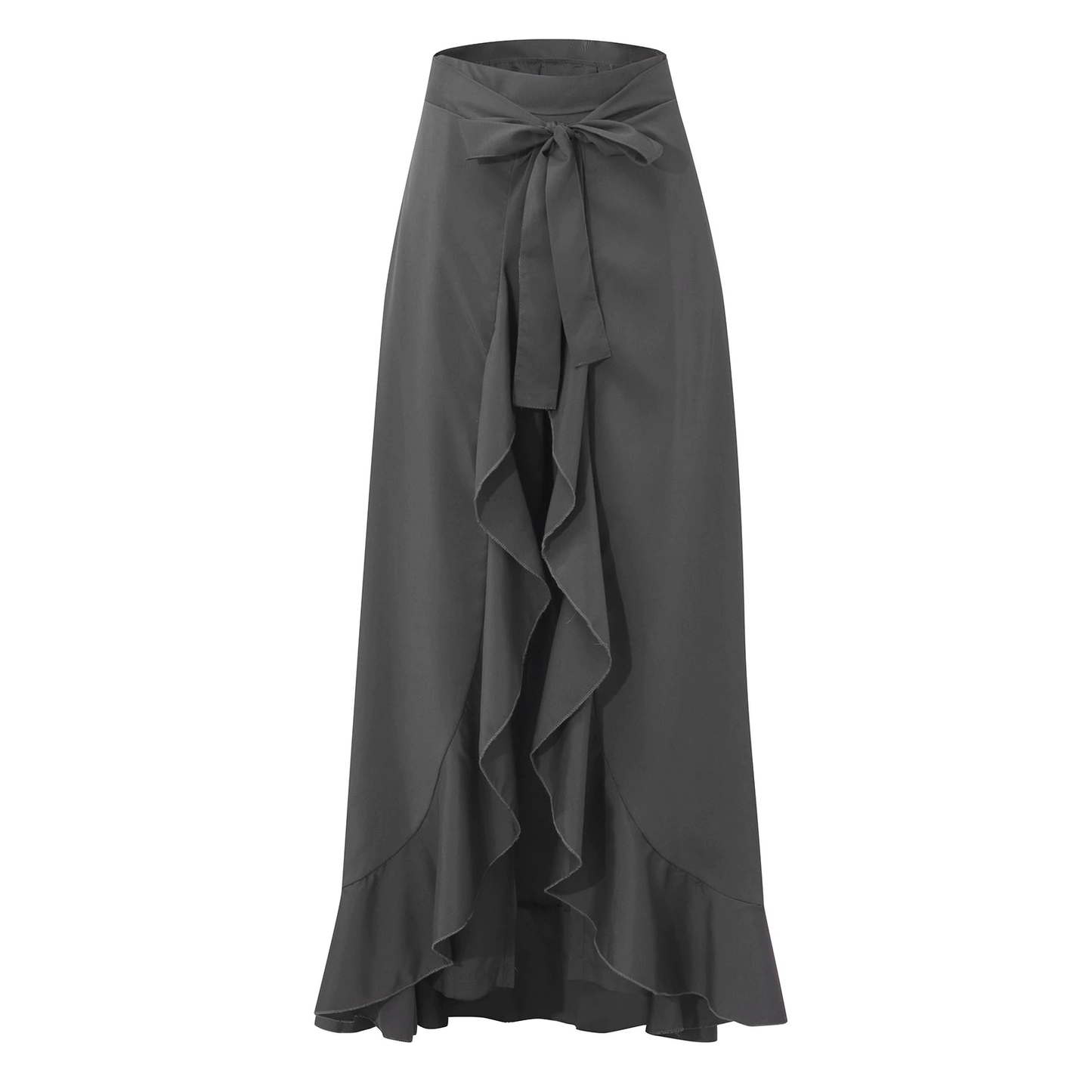 Funki Findz | Skirts | Women's Elegant Long Ruffled Skirt Pants