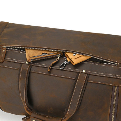Funki Findz | Bags | Travel Bags | Men's Leather Overnight Bag