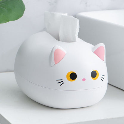 Funki Findz | Tissue Box Cover | Cute Cat Tissue Napkin Cover