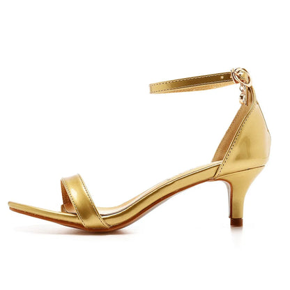 Funki Findz | Shoes | Women's Low Heel Wedding Prom Sandals