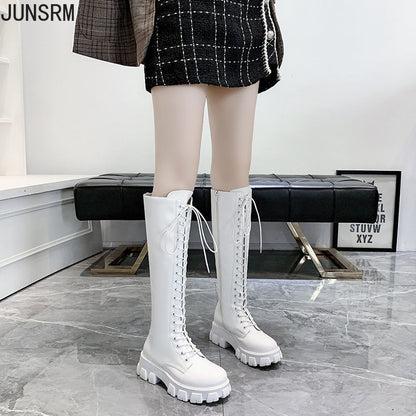 Funki Findz | Boots | Women's Knee High Platform Knights Boots
