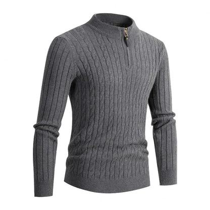 Funki Findz | Sweaters | Men's Slim Mock Neck Knitted Pullovers