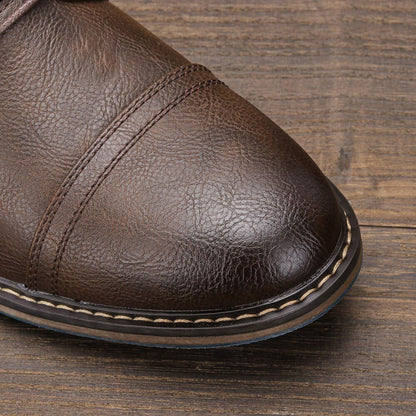 Funki Findz | Boots | Men's Faux Leather Smart Dress Boots