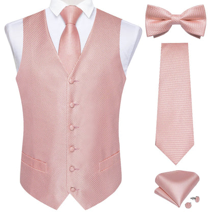 Funki Findz | Vests | Men's Formal 5 Pcs Silk Waistcoat Tie Sets