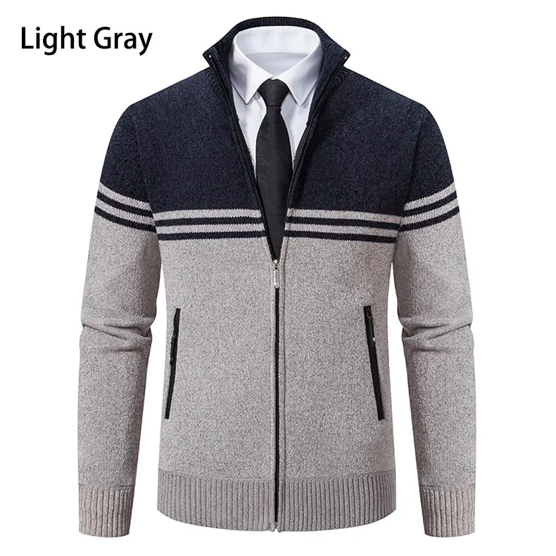 Funki Findz | Sweaters | Men's Slim Mock Neck Zip Up Cardigans