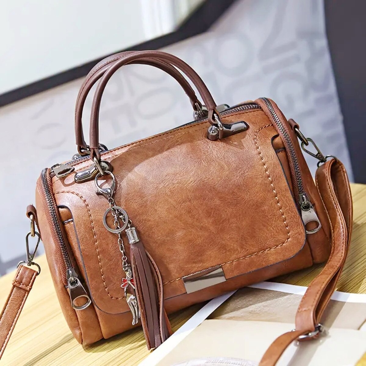 Funki Findz | Bags | Handbags | Women's Fashion Boston Bag