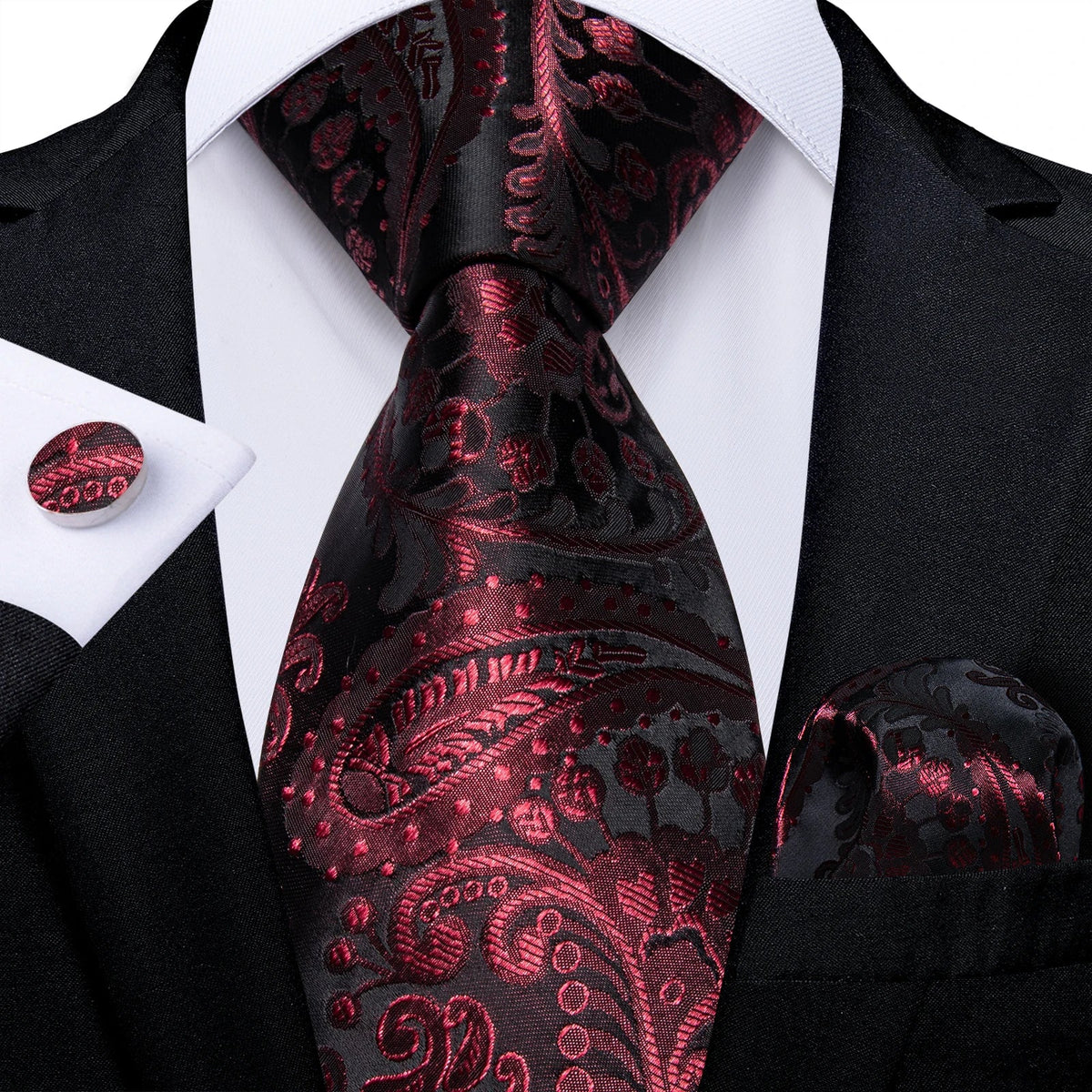 Funki Findz | Neck Ties | Men's Luxury 3Pcs Formal Tie Sets