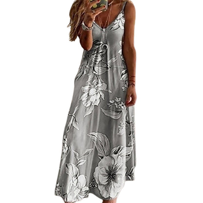 Funki Findz | Dresses | Women's Long Floral Summer Maxi Dress