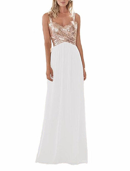 Funki Findz | Dresses | Women's Sequin Prom Bridesmaid Dress