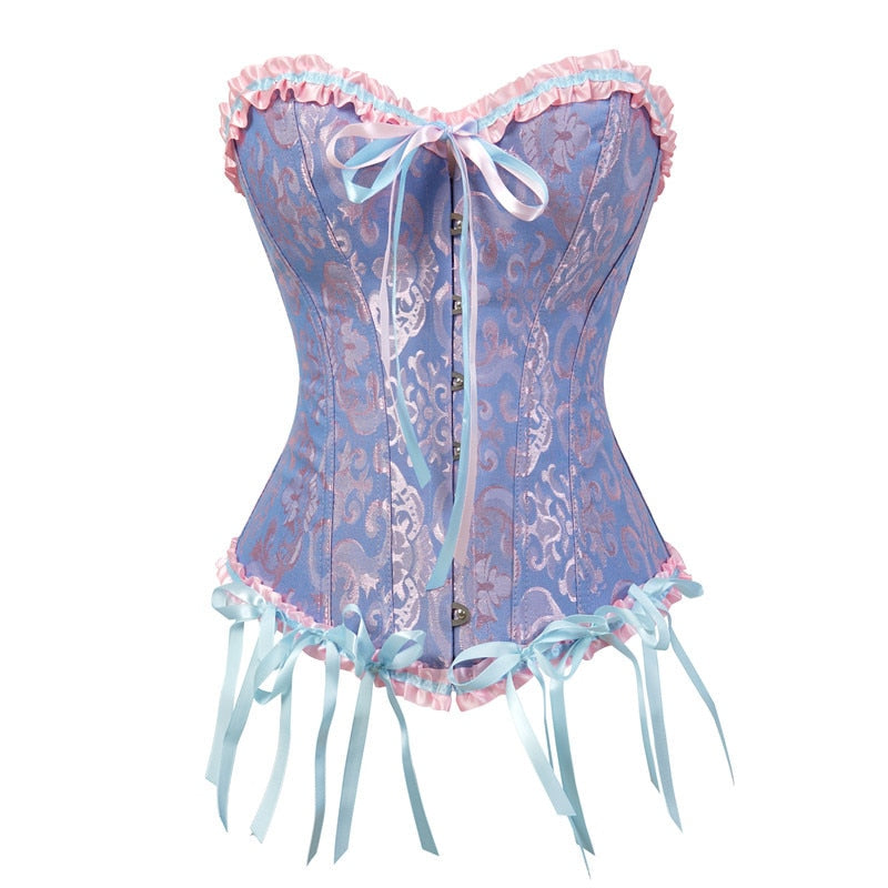 Funki Findz | Lingerie | Women's Pretty Overbust Corset | Bustier
