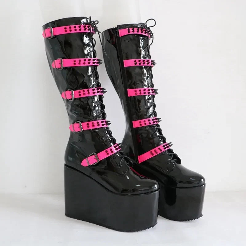 Funki Findz | Boots | Women's Super High Custom Platform Boot