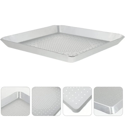 Funki Findz | Pizza Pans | Perforated Square Pizza Baking Trays