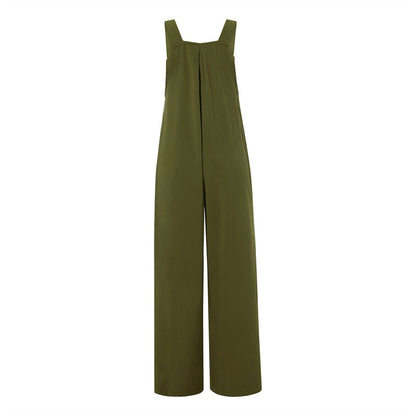 Funki Findz | Pants | Women's Elegant Wide Leg Bib Romper