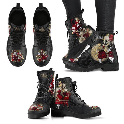 Funki Findz | Boots | Women's British Style Lace up Ankle Boots