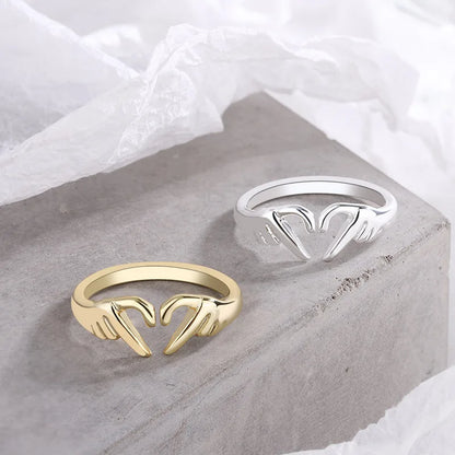 Funki Findz | Rings | Women's Love Heart Hand Gesture Ring
