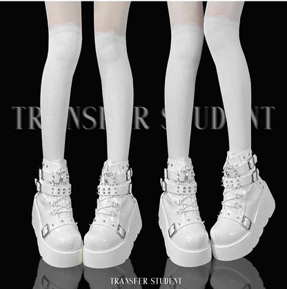 Funki Findz | Boots | Women's Gothic Platform Wedge Boots