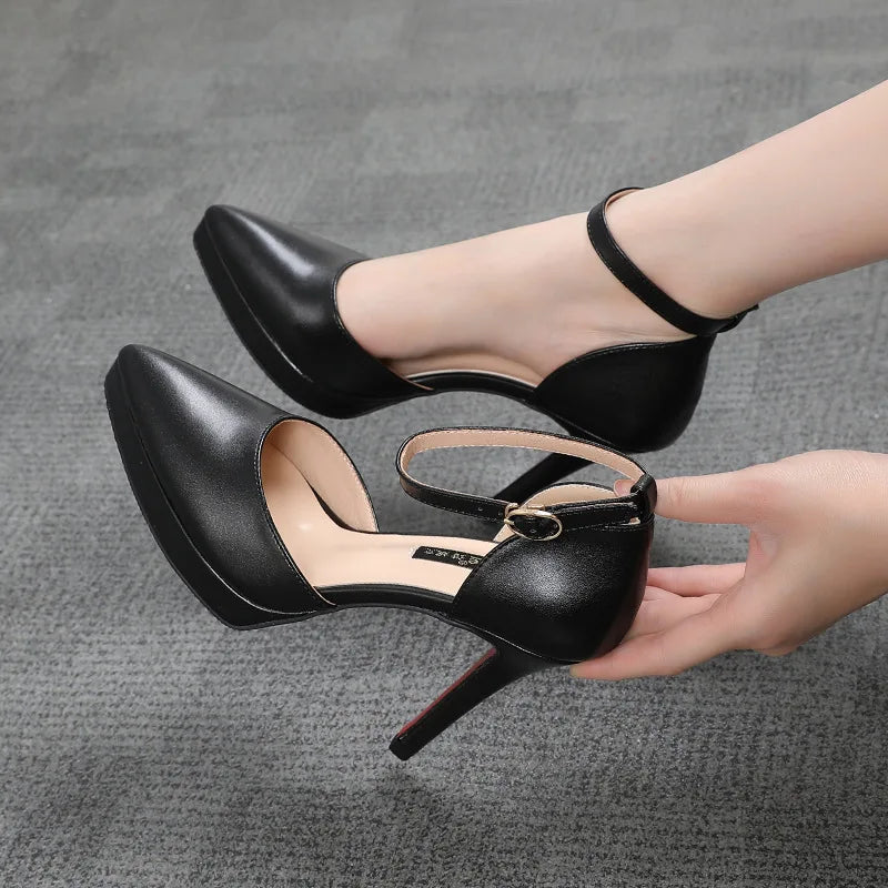 Funki Findz | Shoes | Women's Buckle Strap Formal Dress Shoes