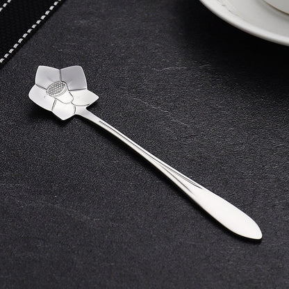 Funki Findz | Spoons | Vintage Gold Flower Coffee Spoons 8 Pcs