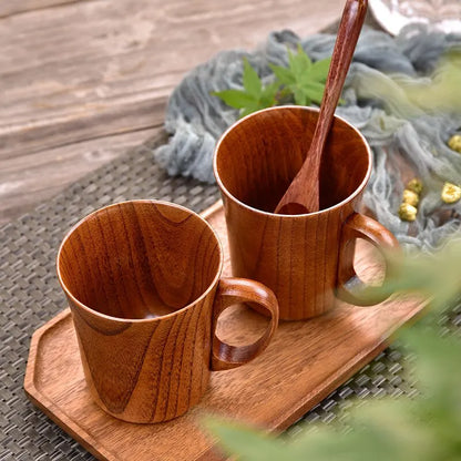Funki Findz | Mugs | Natural Japanese Jujube Wood Cup Mug
