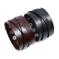 Funki Findz | Bracelets | Men's Wide Genuine Leather Wristband