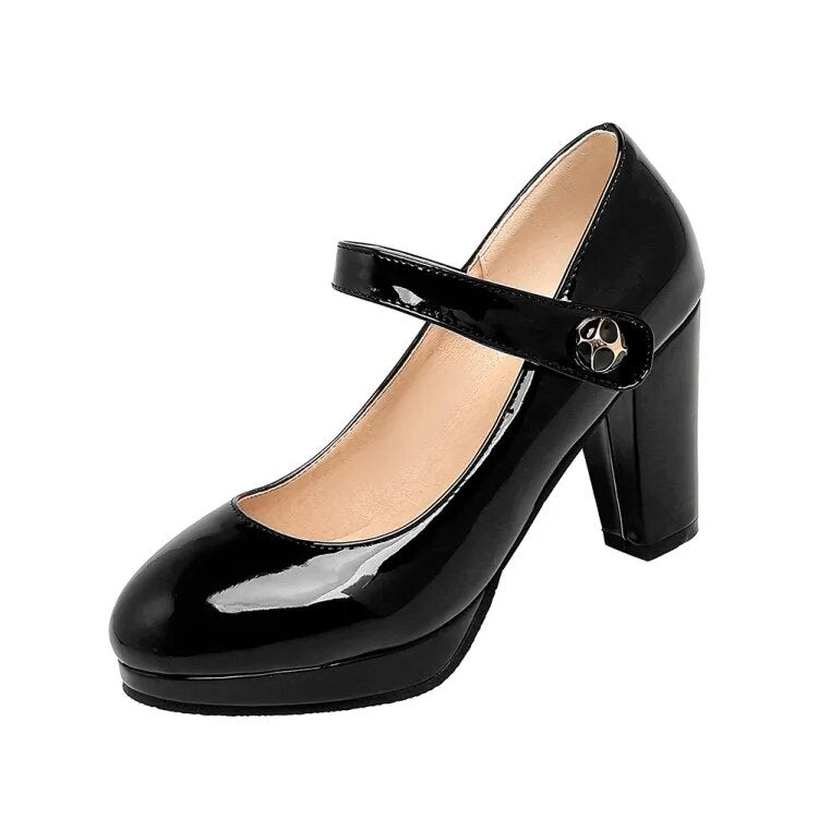 Funki Findz | Shoes | Women's Patent High Platform Mary Janes