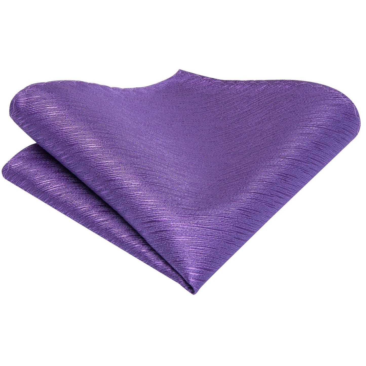 Funki Findz | Neckties | Men's Purple Silk Wedding 3Pcs Tie Set