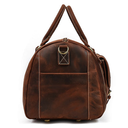 Funki Findz | Bags | Travel Bags | Men's Leather Overnight Bag