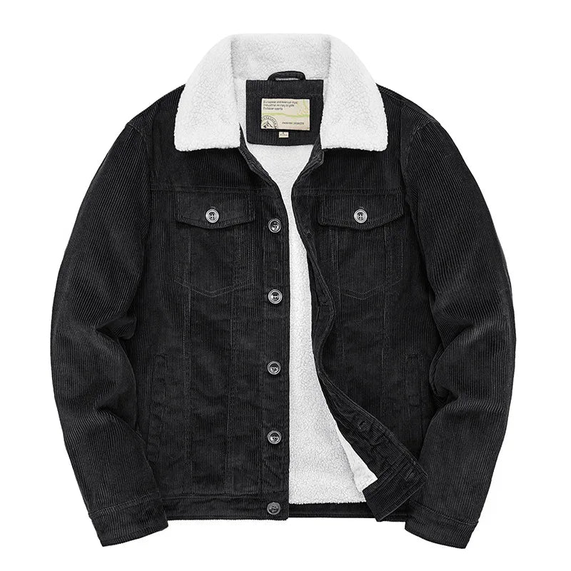 Funki Findz | Jackets | Men's Padded Corduroy Fleece Jacket