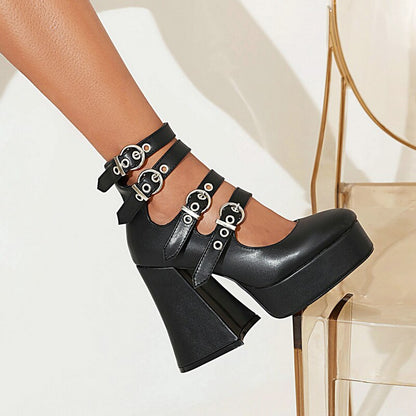 Funki Findz | Shoes | Women's Gothic Punk Mary Jane Platforms