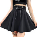 Funki Findz | Skirts | Women's Punk Lace Up Pleated Mini Skirts