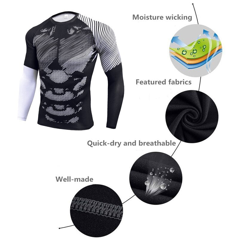 Funki Findz | Activewear | Men's Compression Workout Pant Sets
