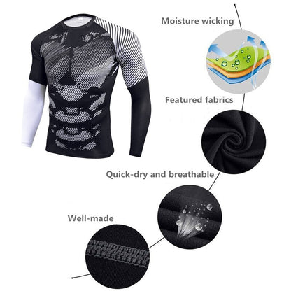 Funki Findz | Activewear | Men's Compression Workout Pant Sets