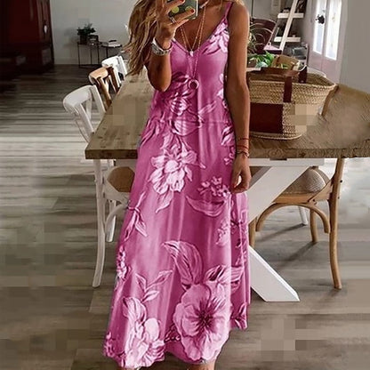 Funki Findz | Dresses | Women's Long Floral Summer Maxi Dress