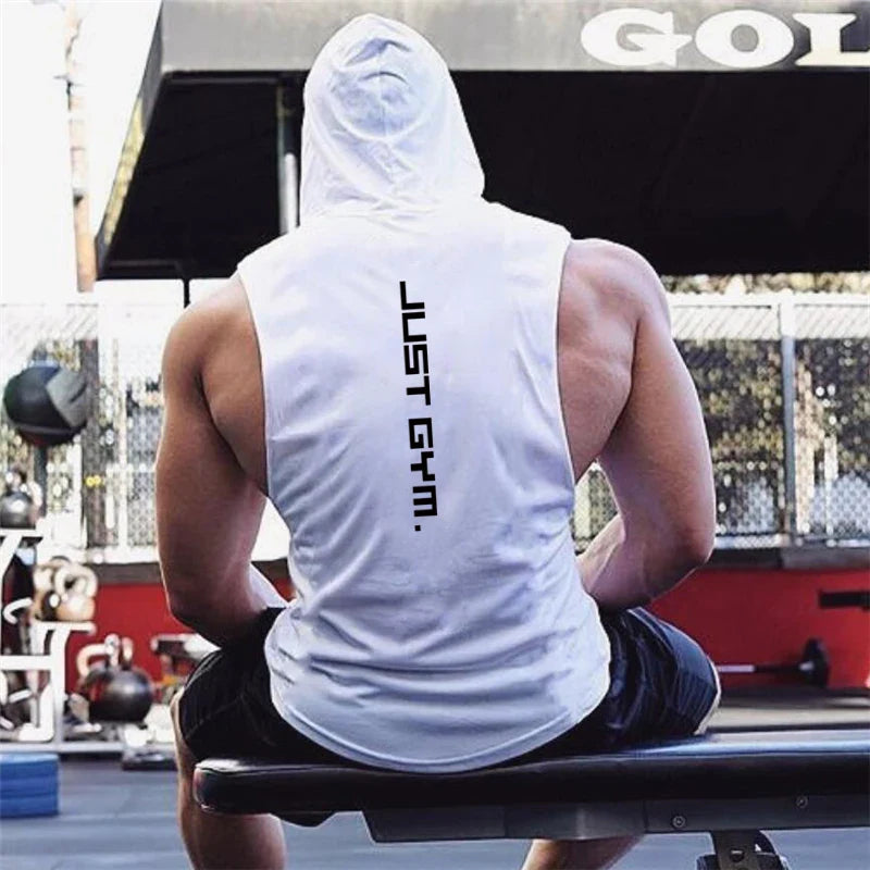 Funki Findz | Shirts | Men's Muscle Gym Hoodie Fitness Tank Top