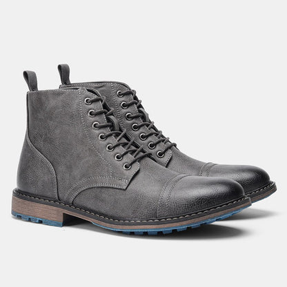 Funki Findz | Boots | Men's Faux Leather Smart Dress Boots