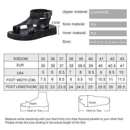Funki Findz | Shoes | Women's Genuine Leather Summer Sandal