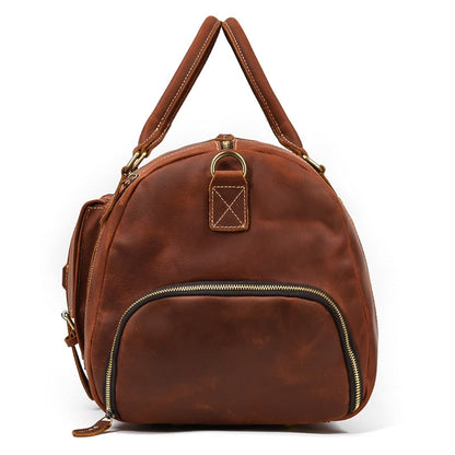 Funki Findz | Bags | Travel Bags | Men's Leather Overnight Bag