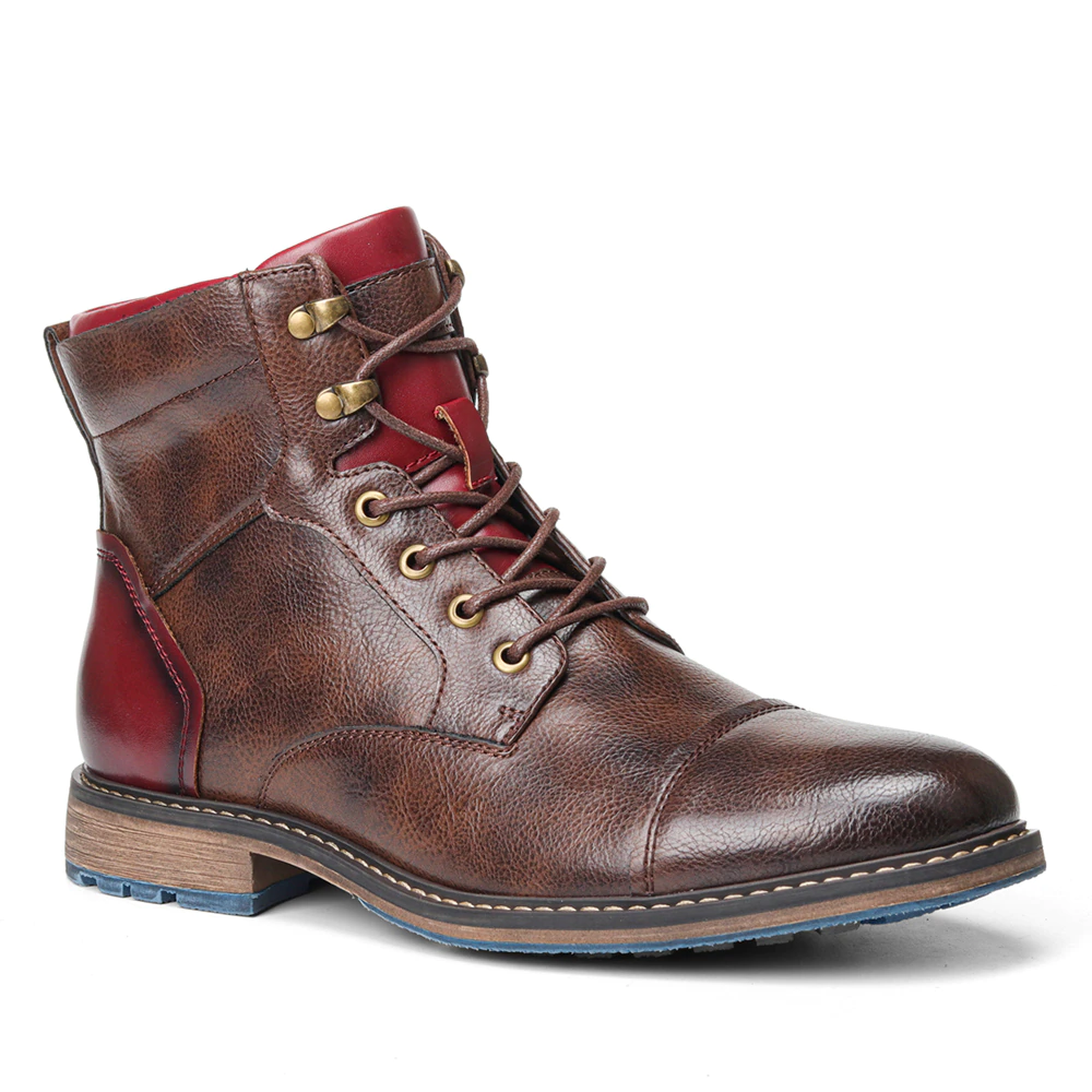 Funki Findz | Boots | Men's Leather Dress Boot | Retro Ankle Boot