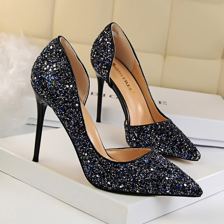 Funki Findz | Shoes | Women's Elegant Glitter Wedding Shoes