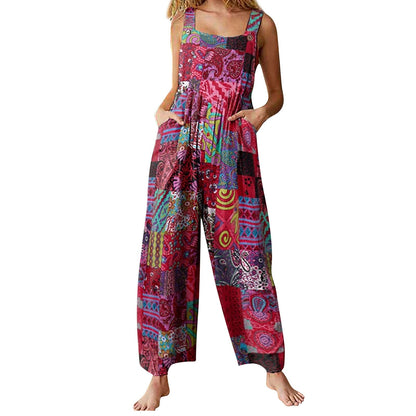 Funki Findz | Pants | Women's Loose Fit Romper | Wide Leg