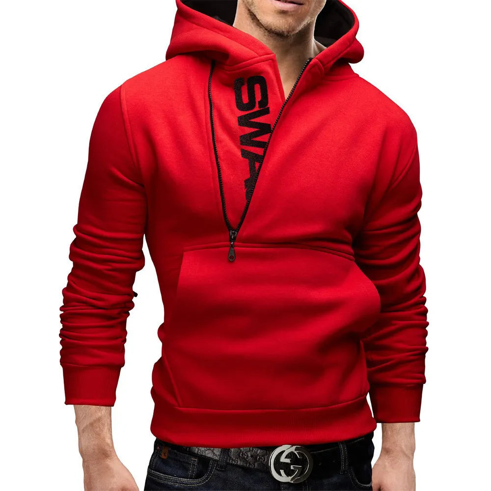 Funki Findz | Sweaters | Men's High Neck Hooded Pullovers