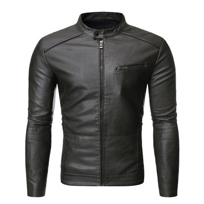 Funki Findz | Jackets | Men's Women's Slim PU Leather Jacket