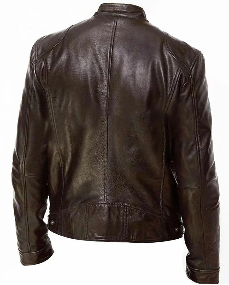 Funki Findz | Jackets | Men's Standing Collar Biker Jackets